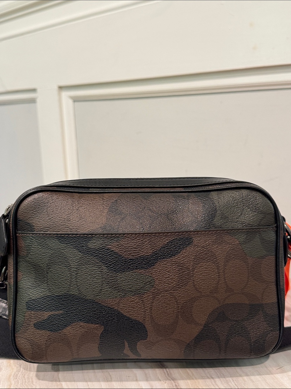 Coach Bag Graham Signature Camo Camouflage Black Crossbody - Picture 6 of 17